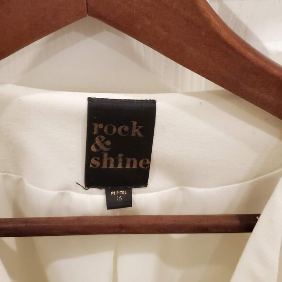 Cream suit jacket blazer - Picture 3 of 4